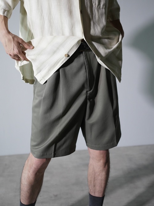 Claiborne Polyester herringbone 2tuck slacks shorts