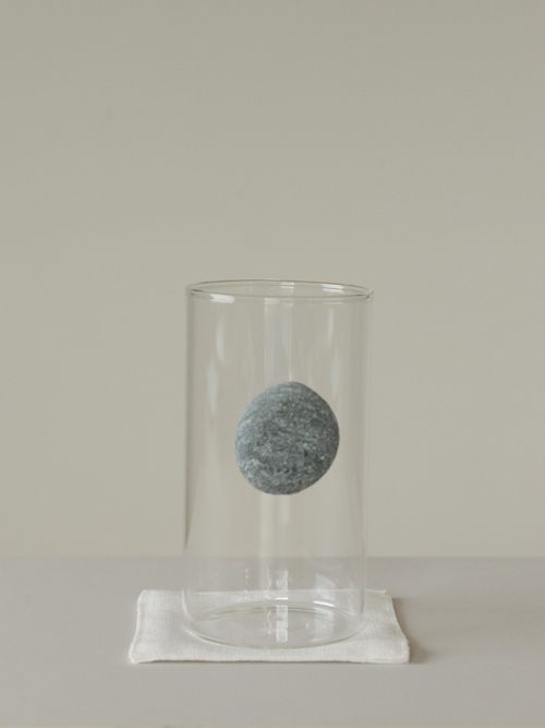 floating stone / 石付きグラス L2