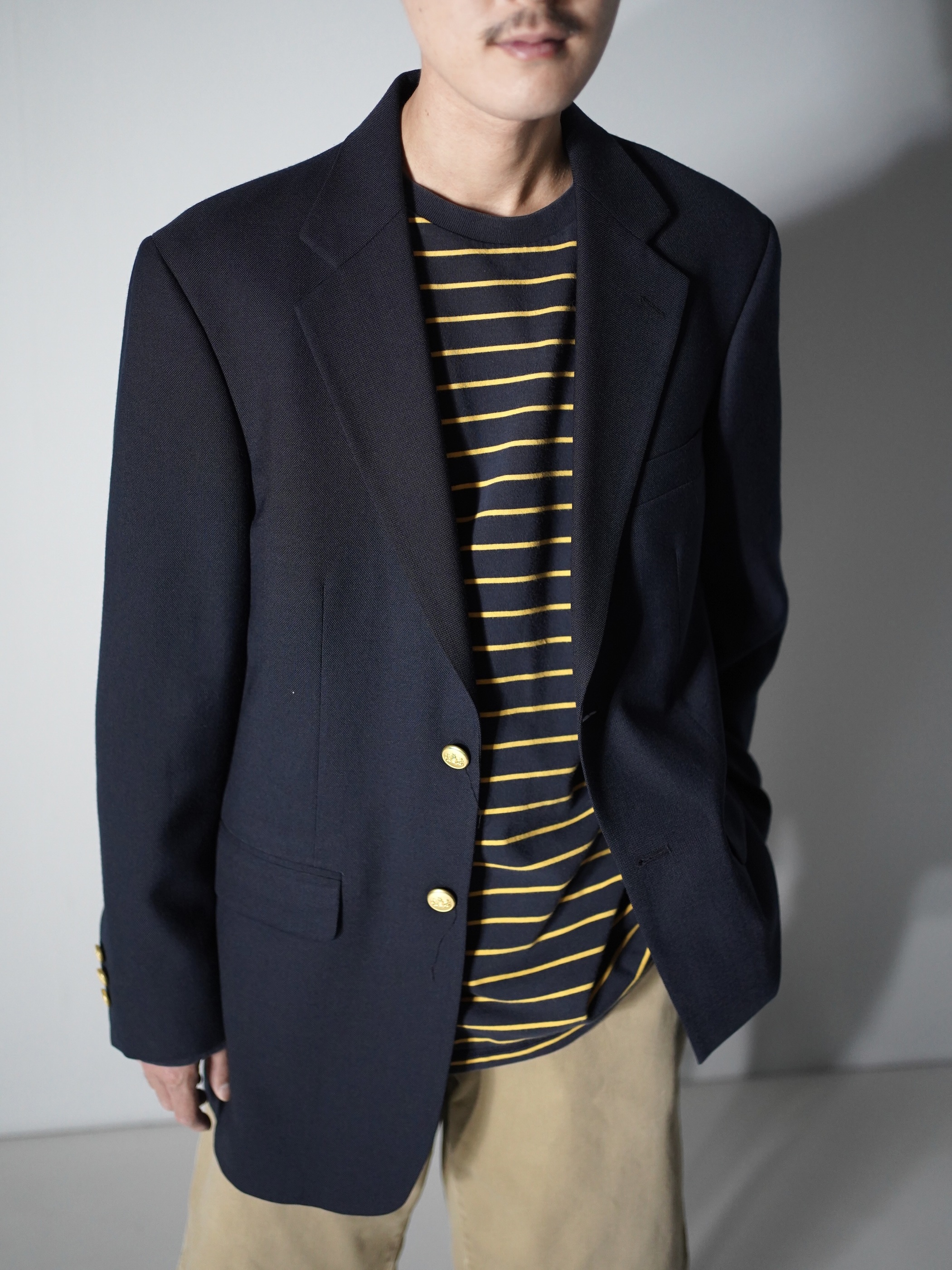 CREMIEUX Cotton border L/S cut sew