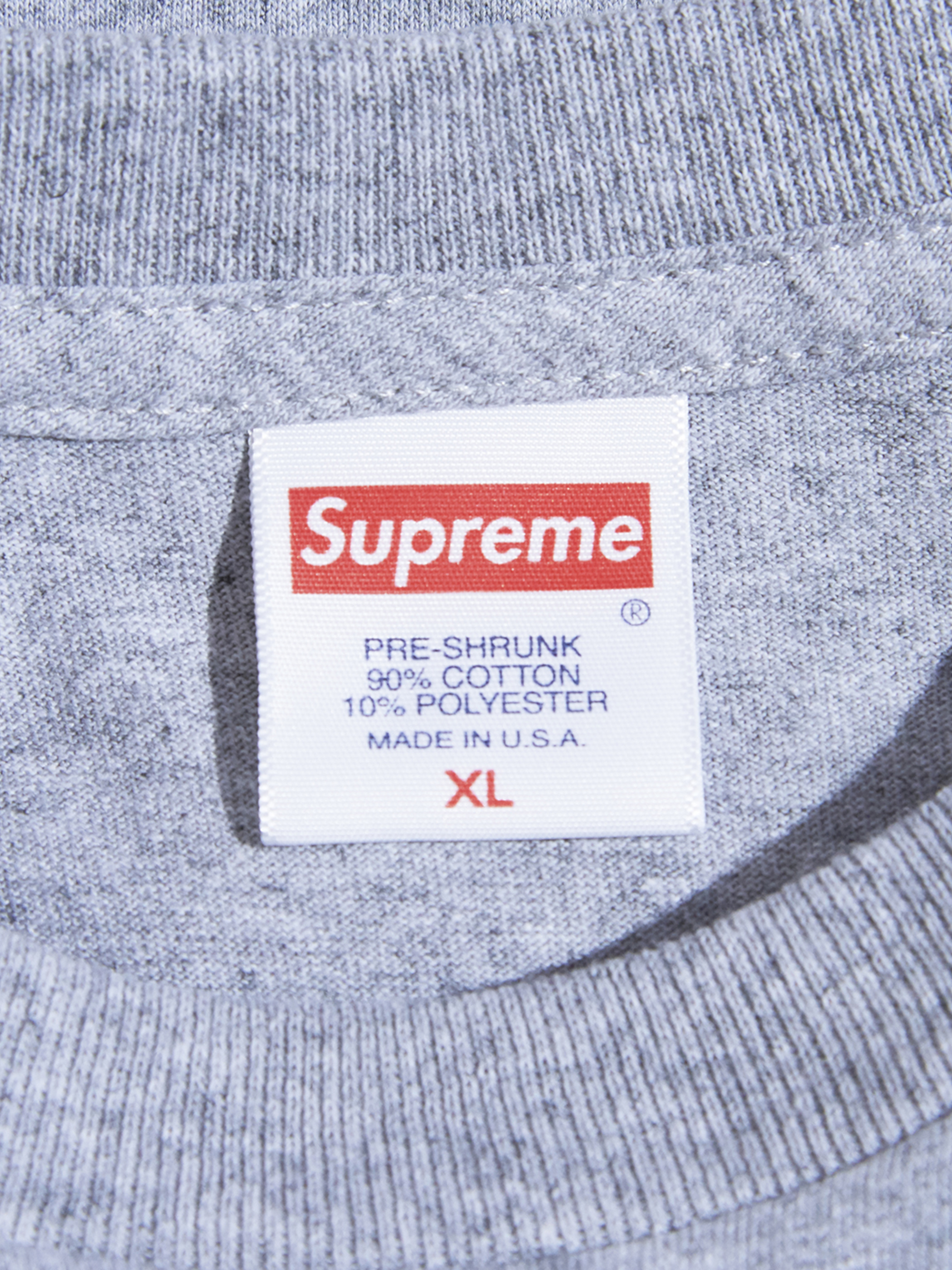 supreme blank tee