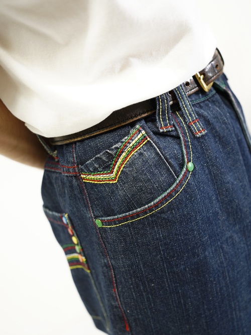 1990-00's Members Property Wide baggy Denim pants