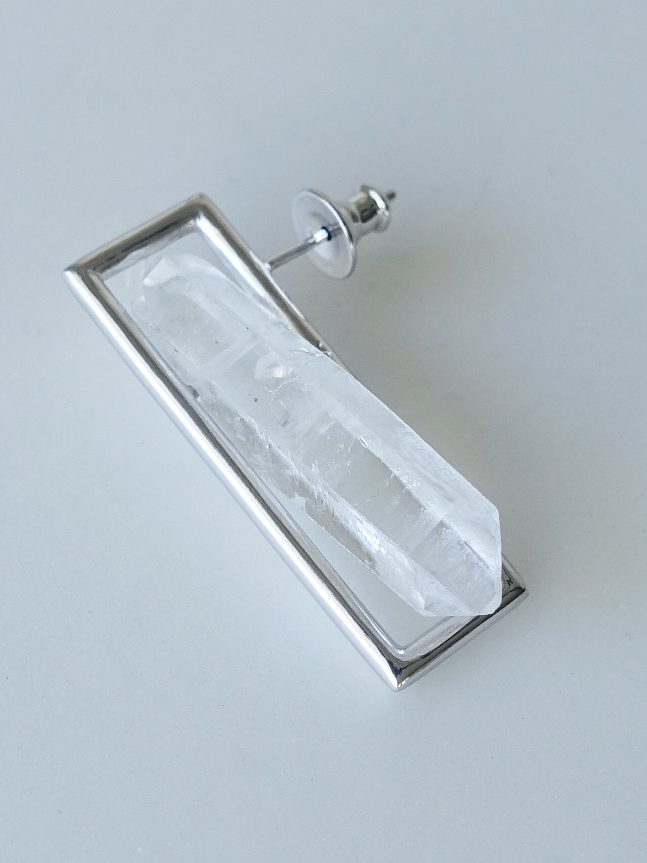 〈INSIDE〉quartz earring 2 L