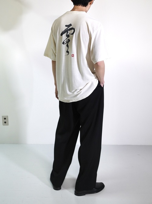 1990's Mont-bell 両面漢字 print S/S Tee/Made in JAPAN