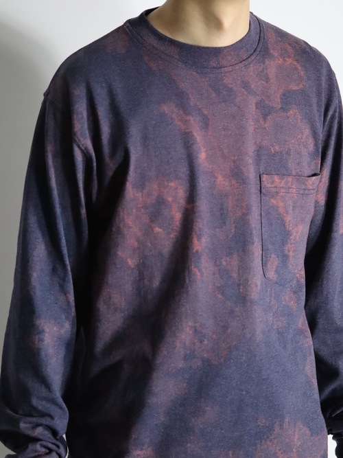 渋めのタイダイ風ロンt これぞ引き算の美学です Houyhnhnm S Houyhnhnm フイナム