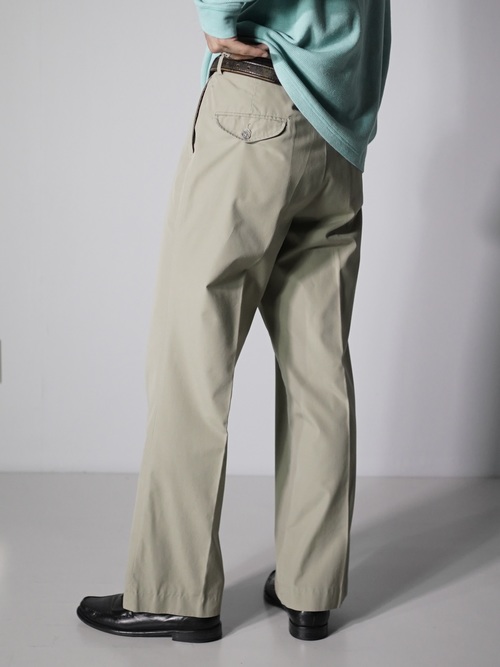 1980~90's L.L.Bean cotton poly Broad cloth Chino pants