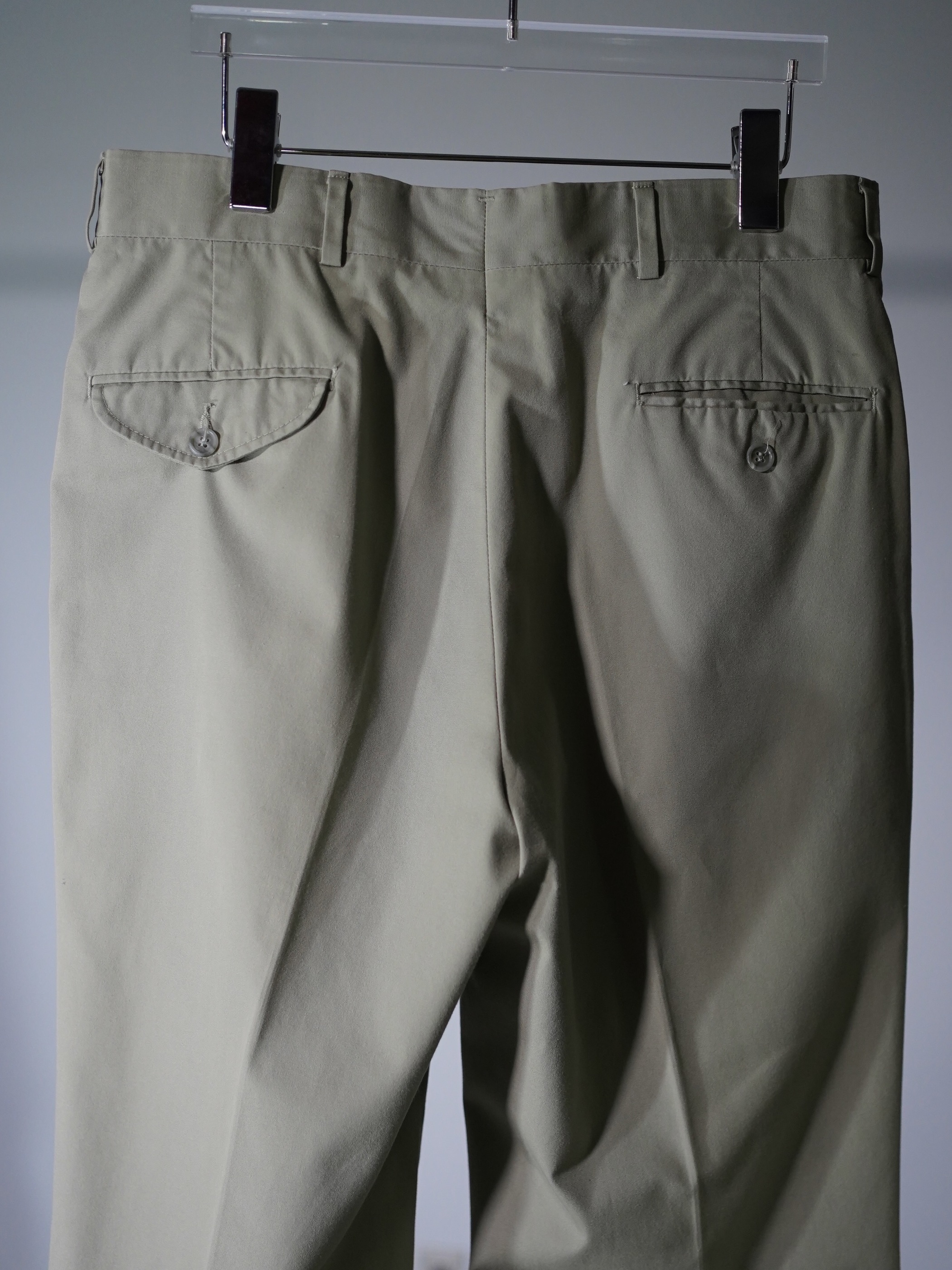 1980~90's L.L.Bean cotton poly Broad cloth Chino pants