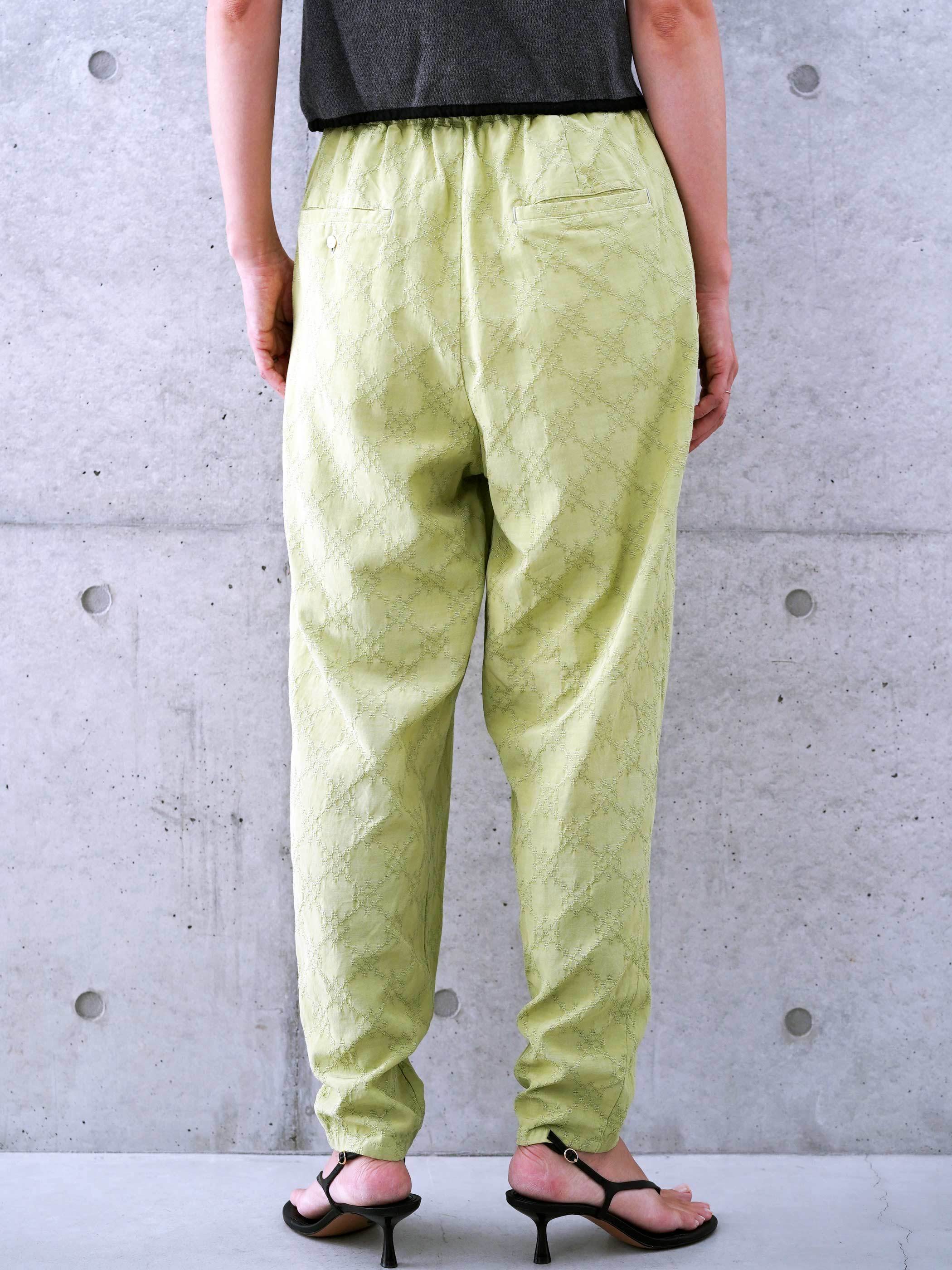 Jacquard Tapered Easy Pants