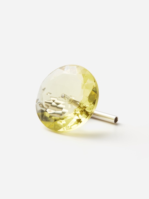 Herman Hermsen / Glass ring light yellow
