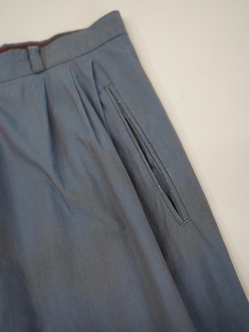 1980's~ Lindbergh Viscose Poly 玉蟲 2tuck slacks