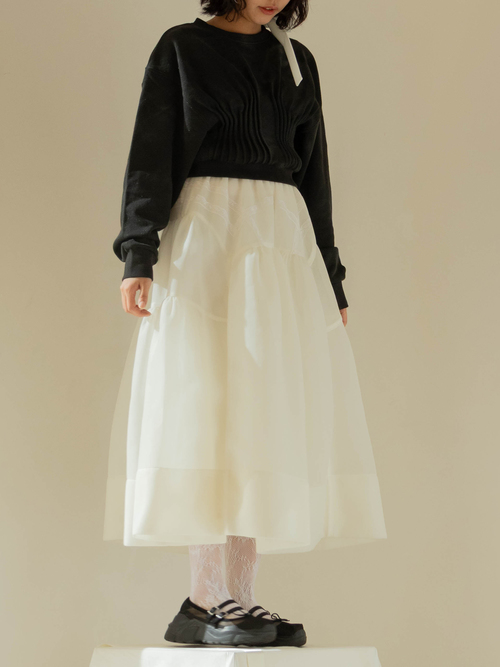 pin tuck sweatshirt pin tuck sweatshirt