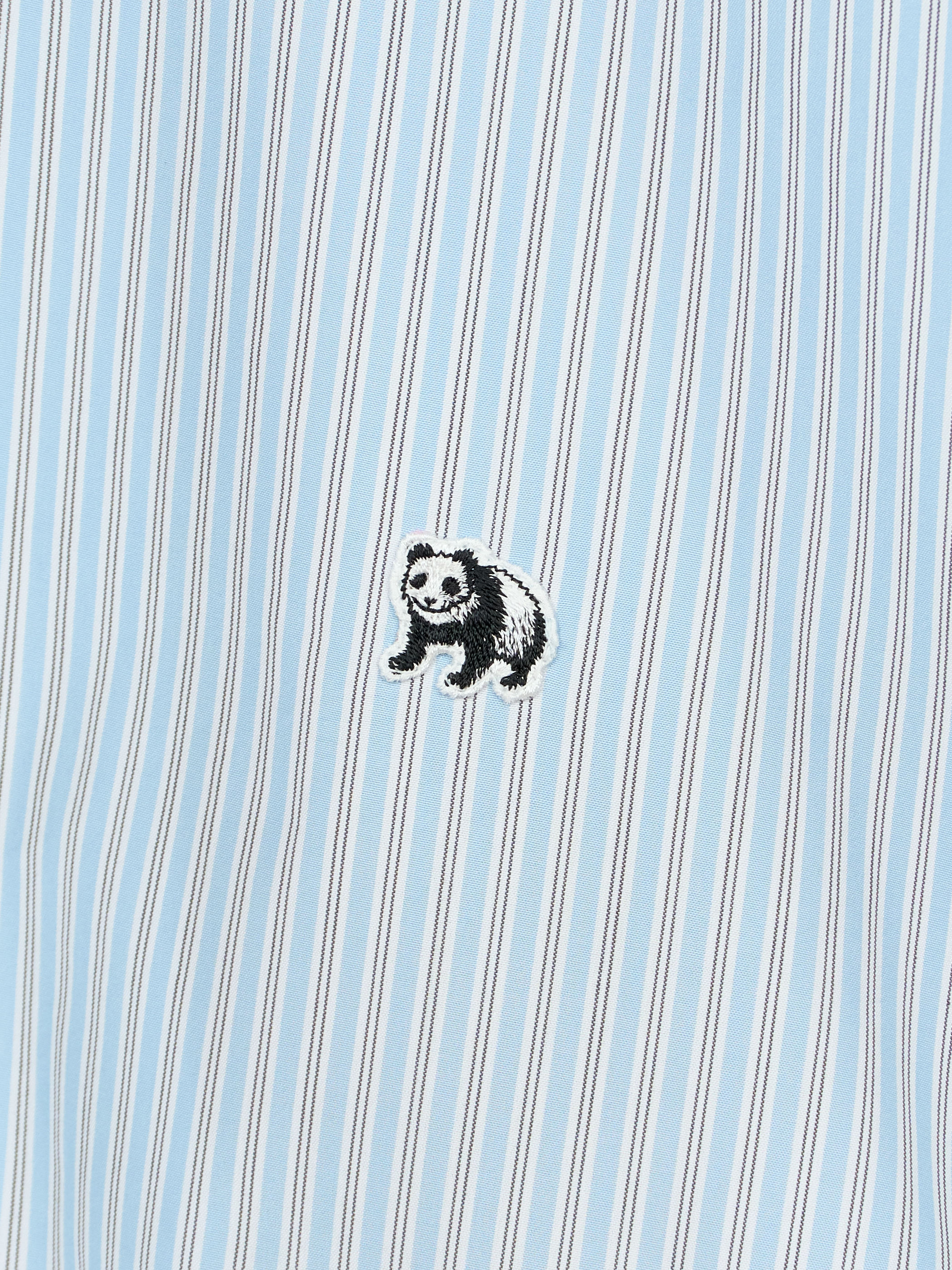 【受注商品】two-tone stripe long shirt・LT.BLUE×YELLOW