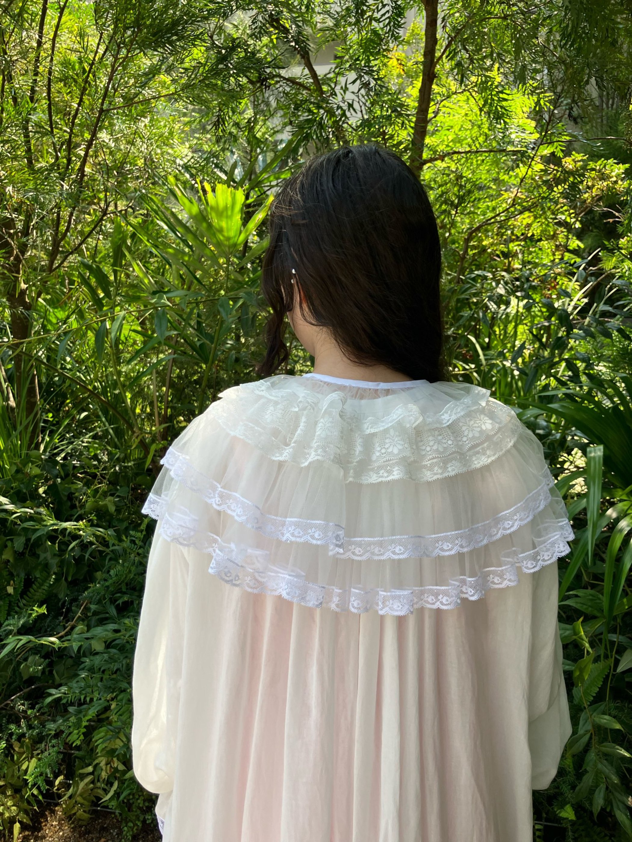 【3月お届け商品】tulle frill collar