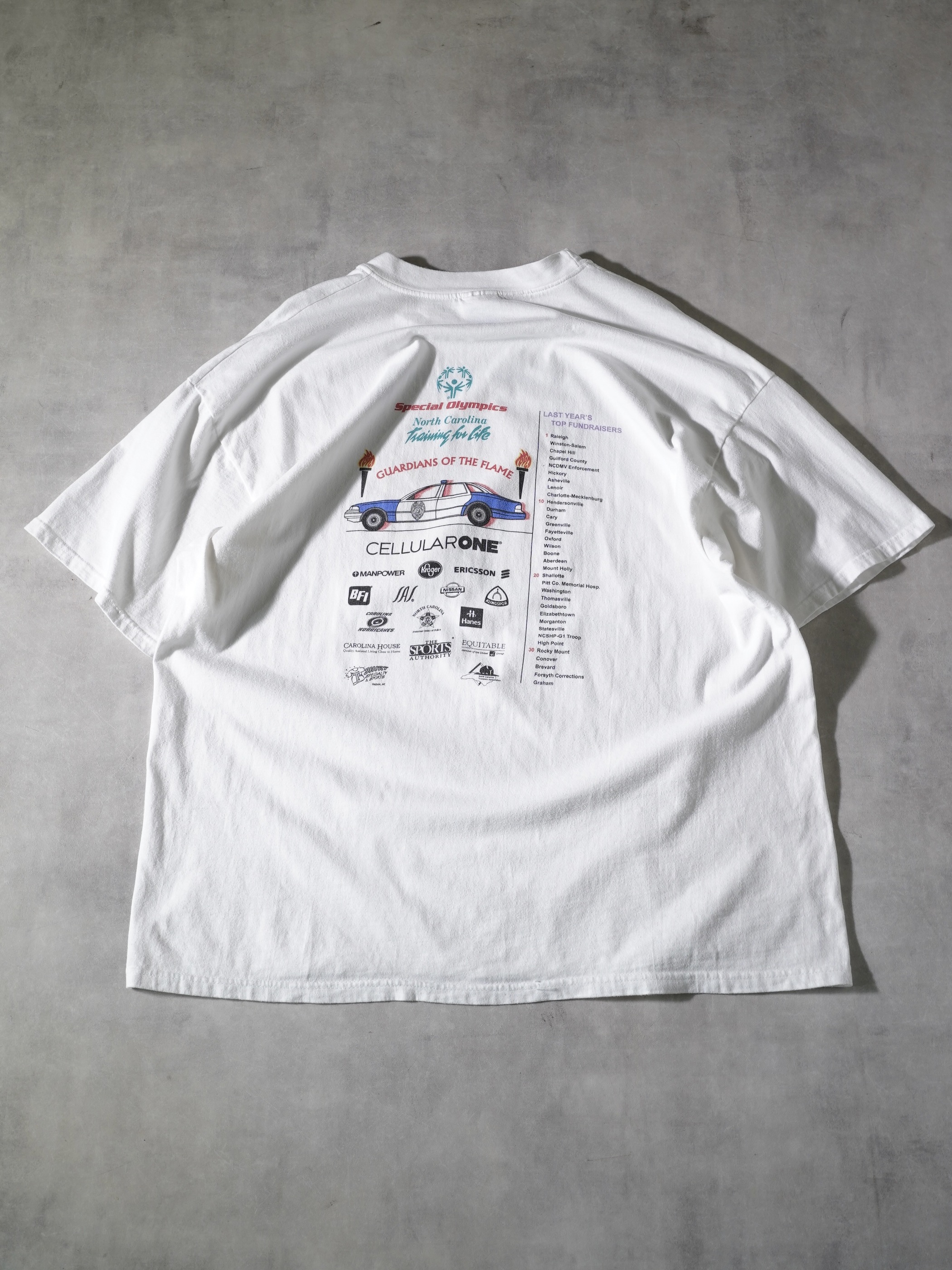 1990's- SPECIAL OLYMPICS 両面print T-shirt