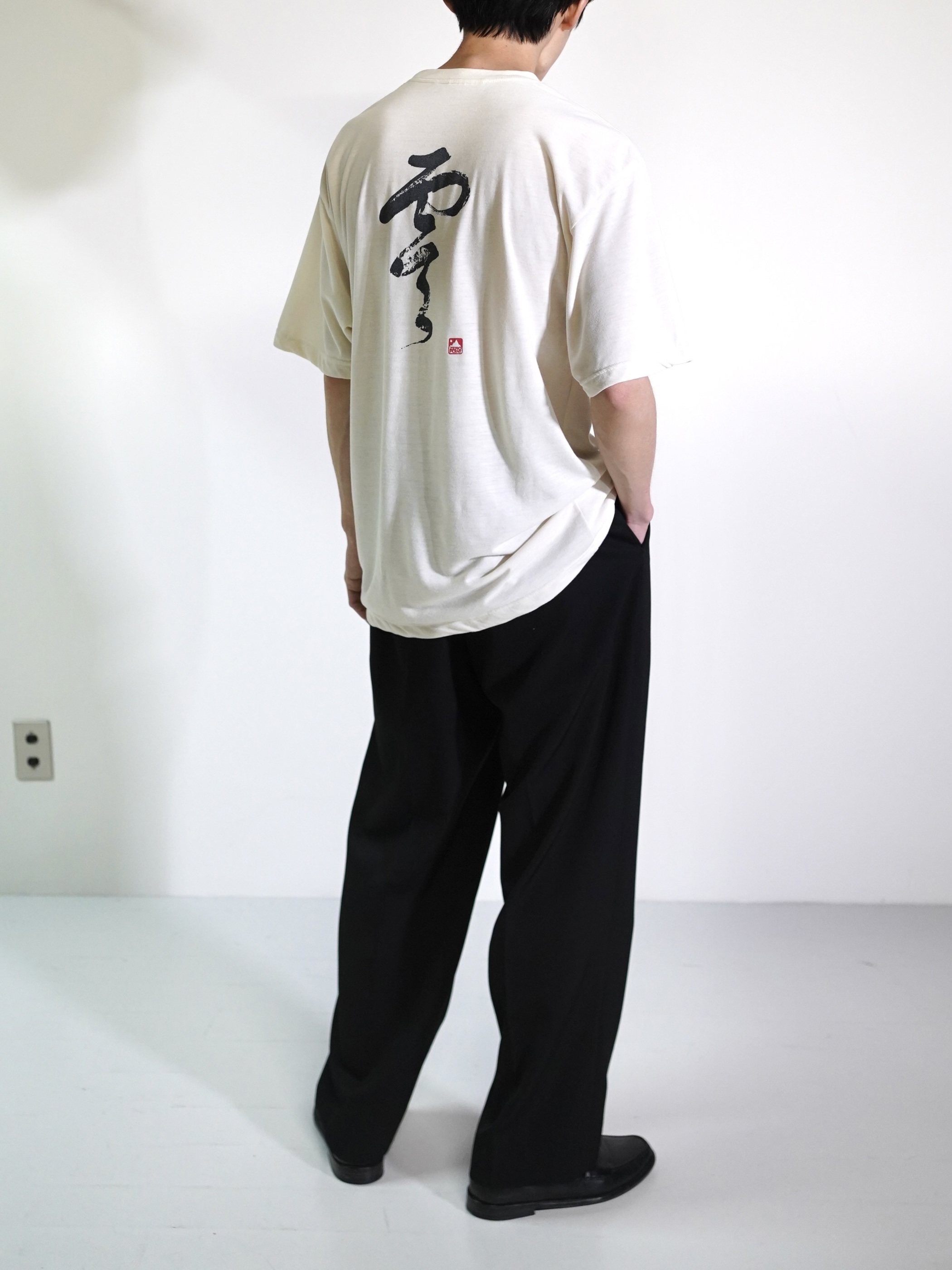1990's Mont-bell 両面漢字 print S/S Tee/Made in JAPAN