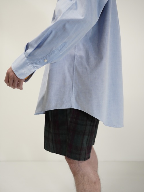 1990's BRITCHES Pinpoint Oxford cotton L/S shirt / Made in Hong Kong