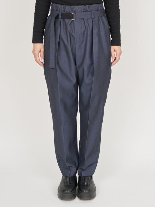 【受注商品】standard slacks pants・NAVY×BLACK