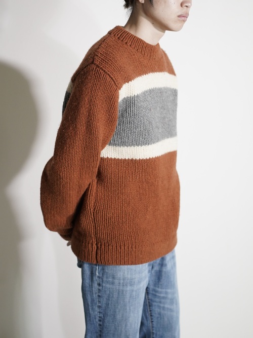 1990~ American Eagle Outfitters Lambswool Nylon knit sweater/Made in Hong Kong