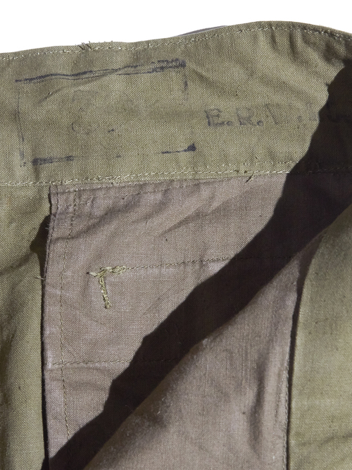 1950s "FRENCH ARMY" custom tuck M-47 field pants -OLIVE-