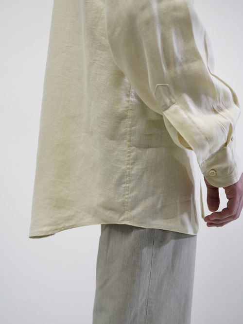 OLD SAKS FIFTH AVENUE 2p Linen shirt / Made in Hong Kong
