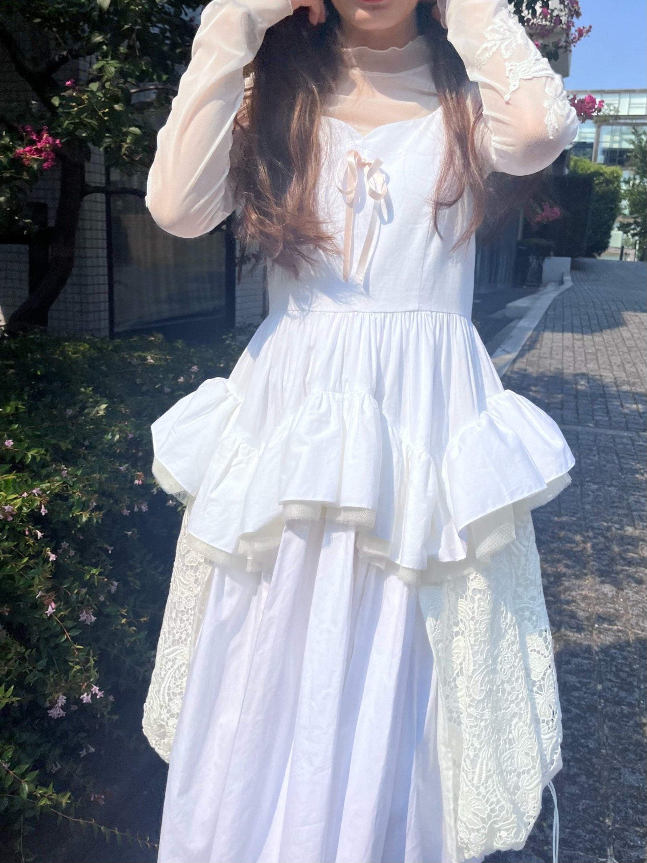 【3月お届け商品】cotton balloon dress