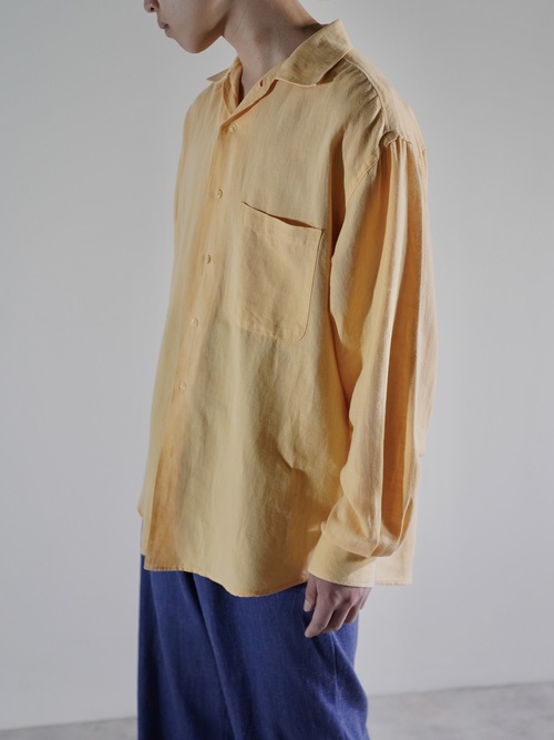J.RIGGINGS Shark collar Linen cotton shirt