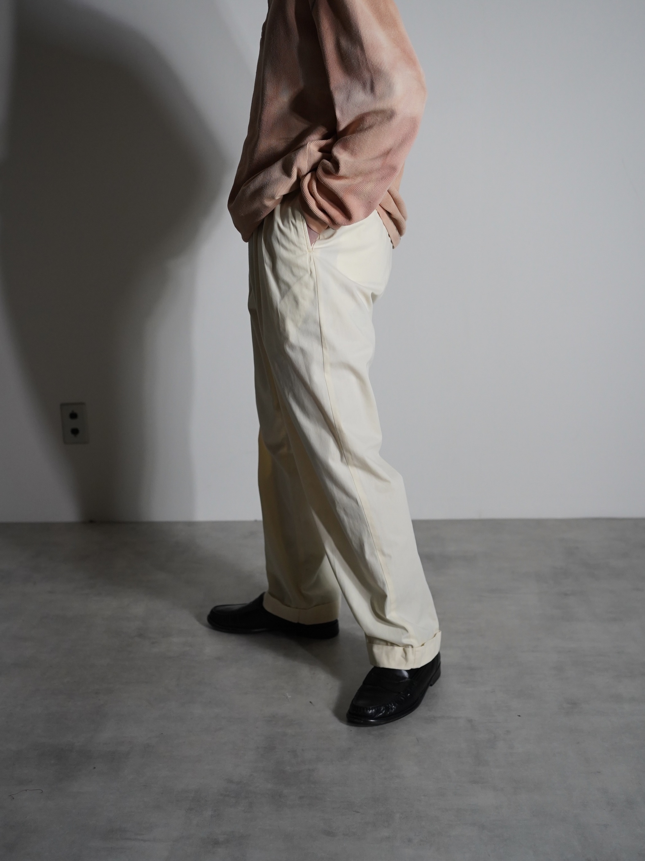 1990's BILLS KHAKIS 2tuck Cotton pants / Made in USA