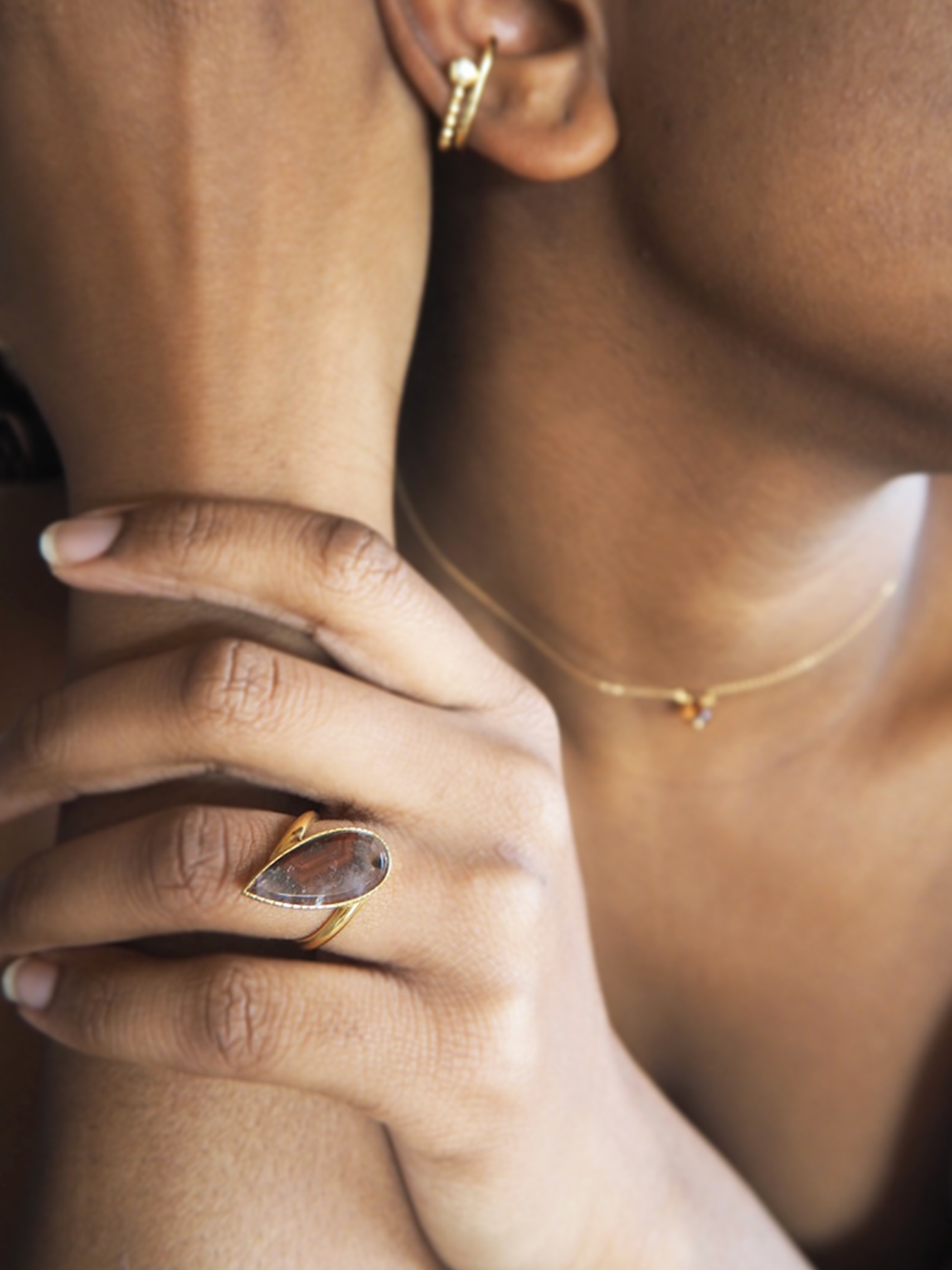LiniE Official Site | FANTASTIC FIVE QUARTZ RING -L