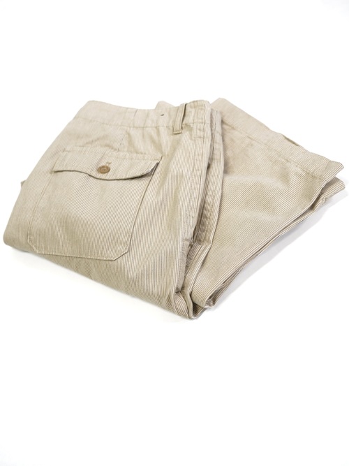 00's BANANA REPUBLIC Cotton stripe trousers / Made in India