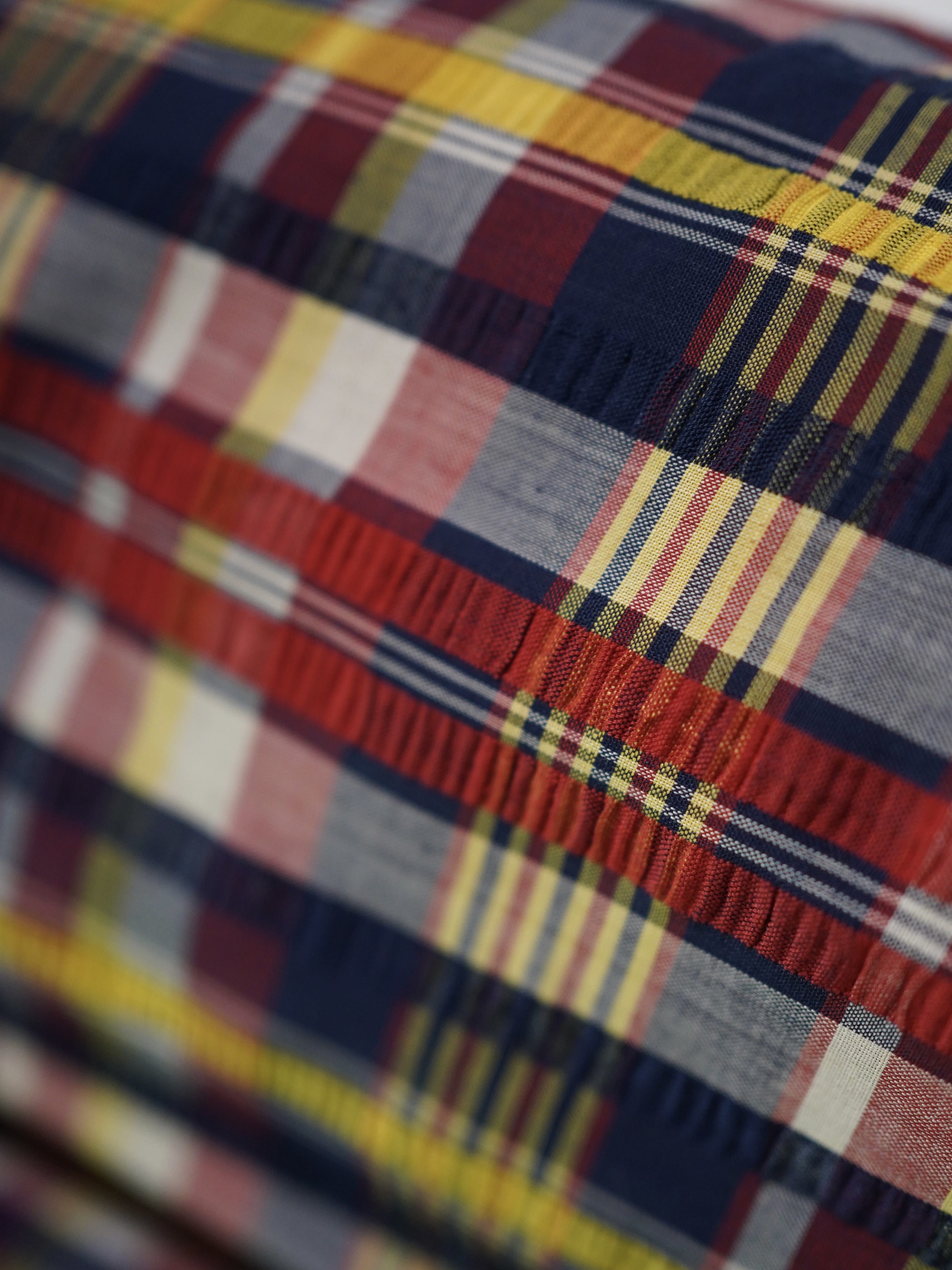 1970~ Unknown Seersucker flare check golf pants