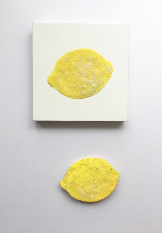 matsuoikuko | 日本画 レモン