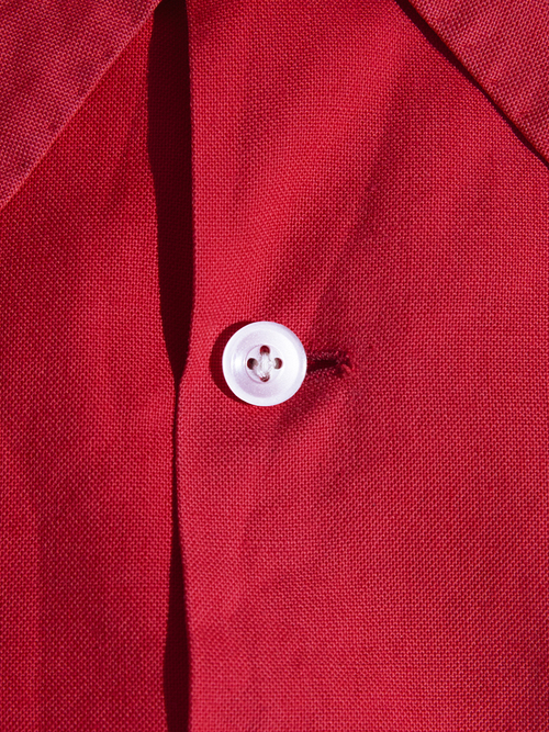 1940s "Rogue" cotton box shirt -RED-