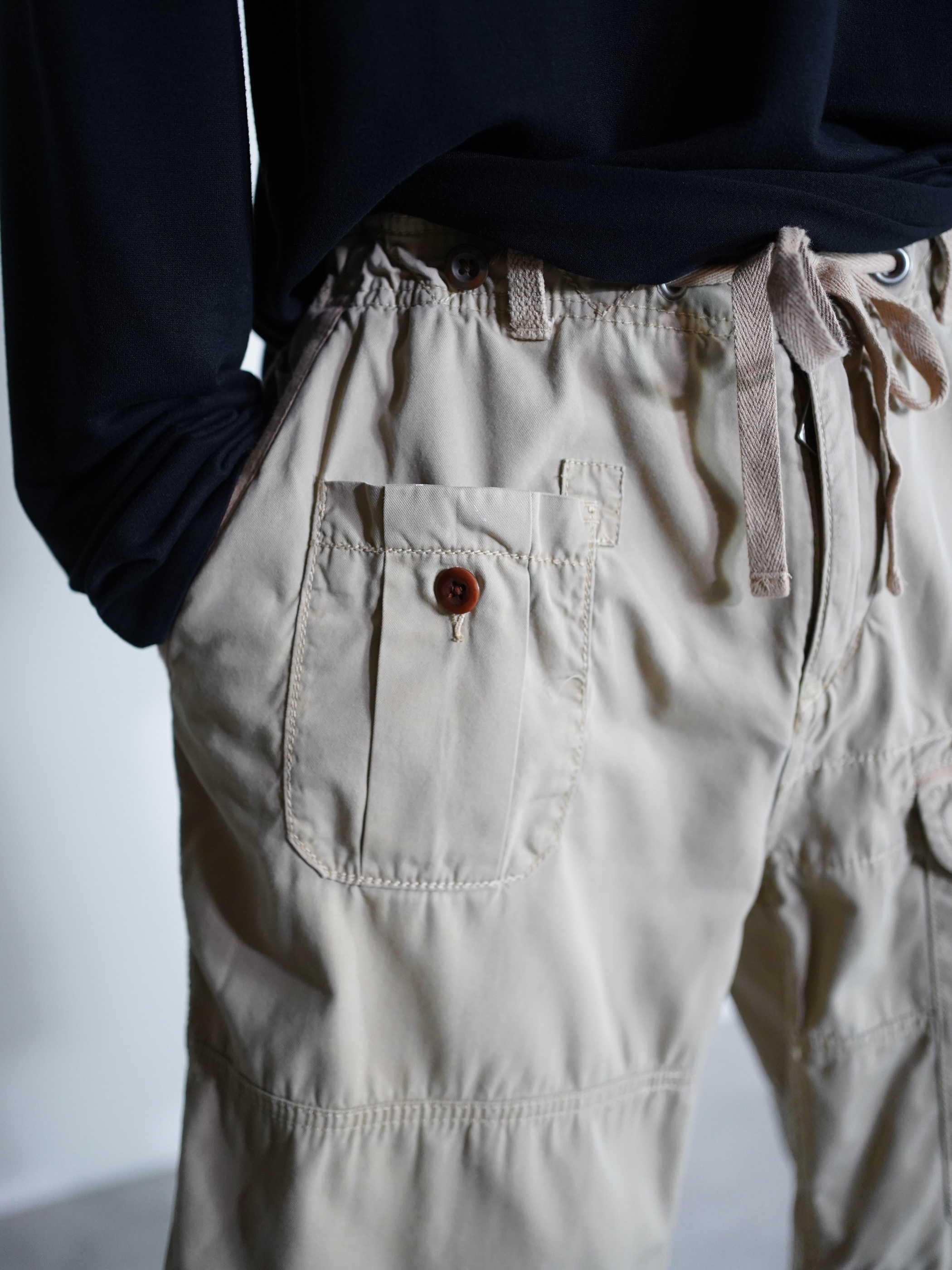 1990's Polo Ralph Lauren Cotton mulch pocket work shorts