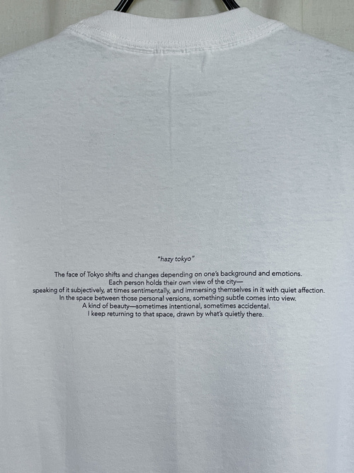 "hazy tokyo" concept photo L/S T-shirt
