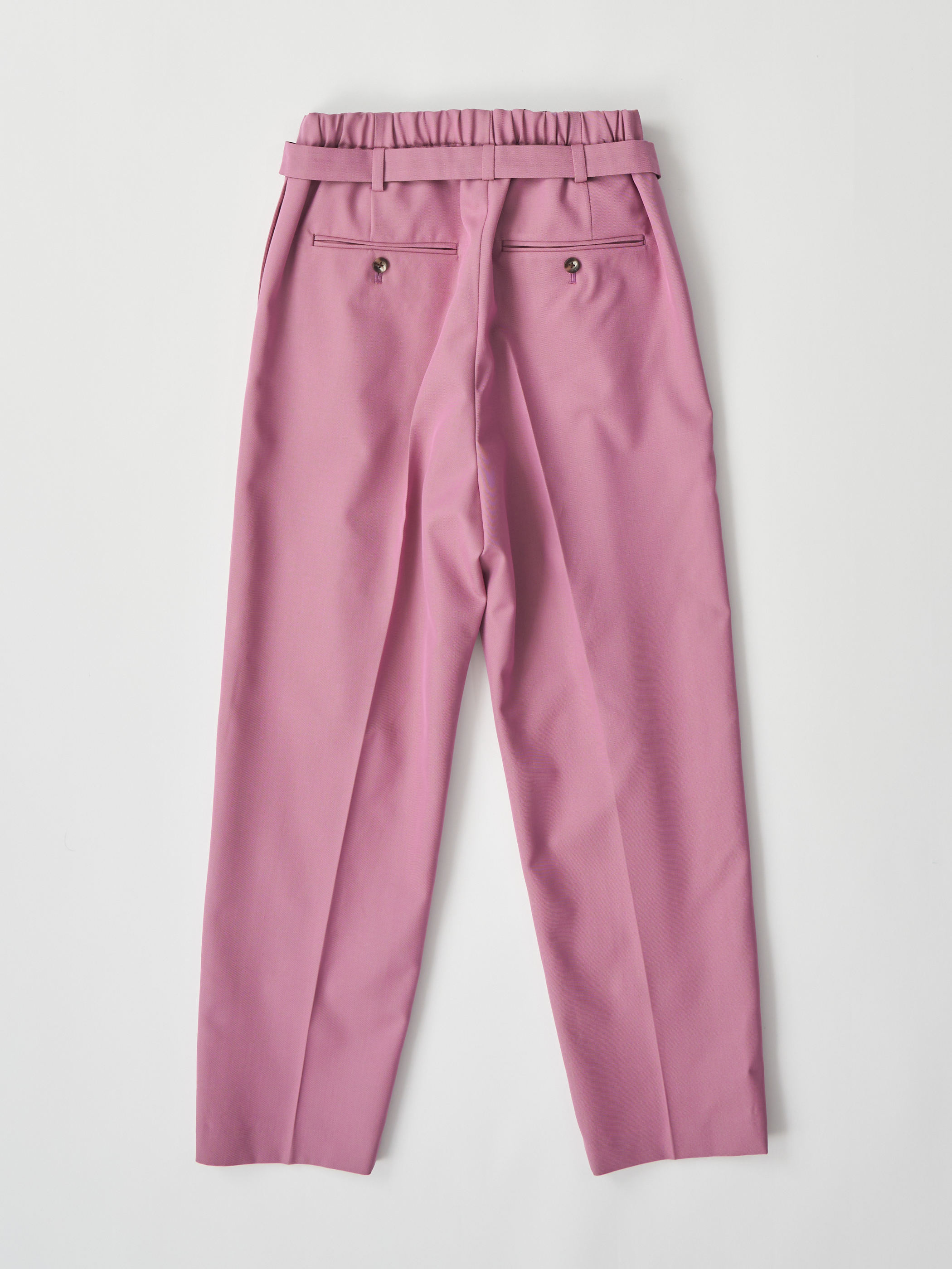 【受注商品】standard slacks pants・PINK×BROWN
