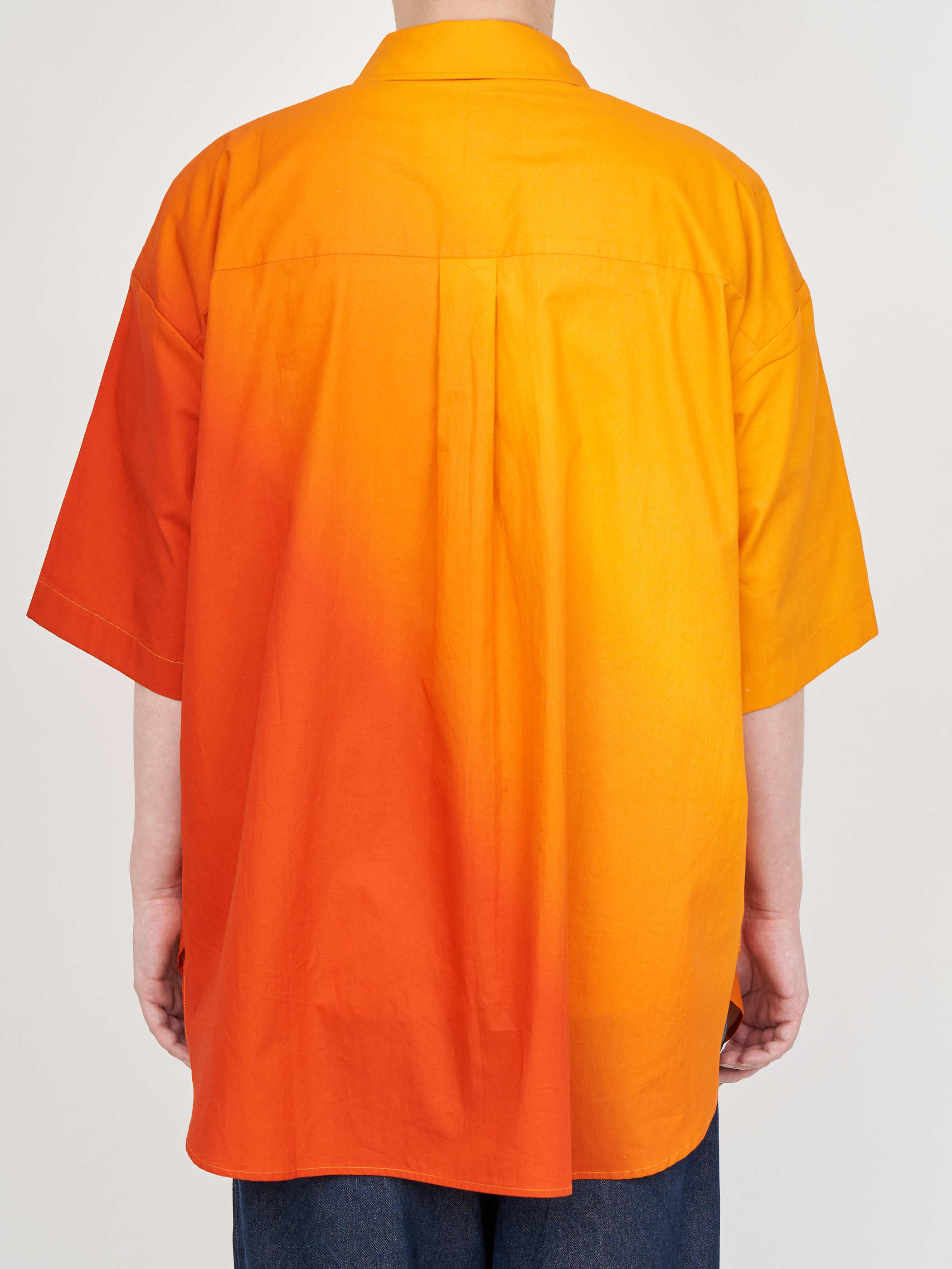 【受注商品】gradation short sleeve shirt・YELLOW×ORANGE