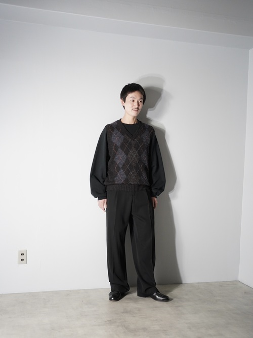 1980-90's WOODWARD Argile knit vest