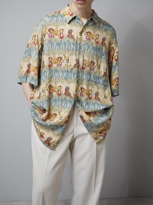 1990's Pierre Cardin Rayon aloha shirts