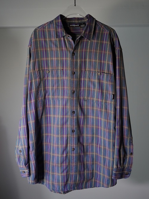 93's Patagonia 雪無しタグ期 L/S Cotton flannel shirts