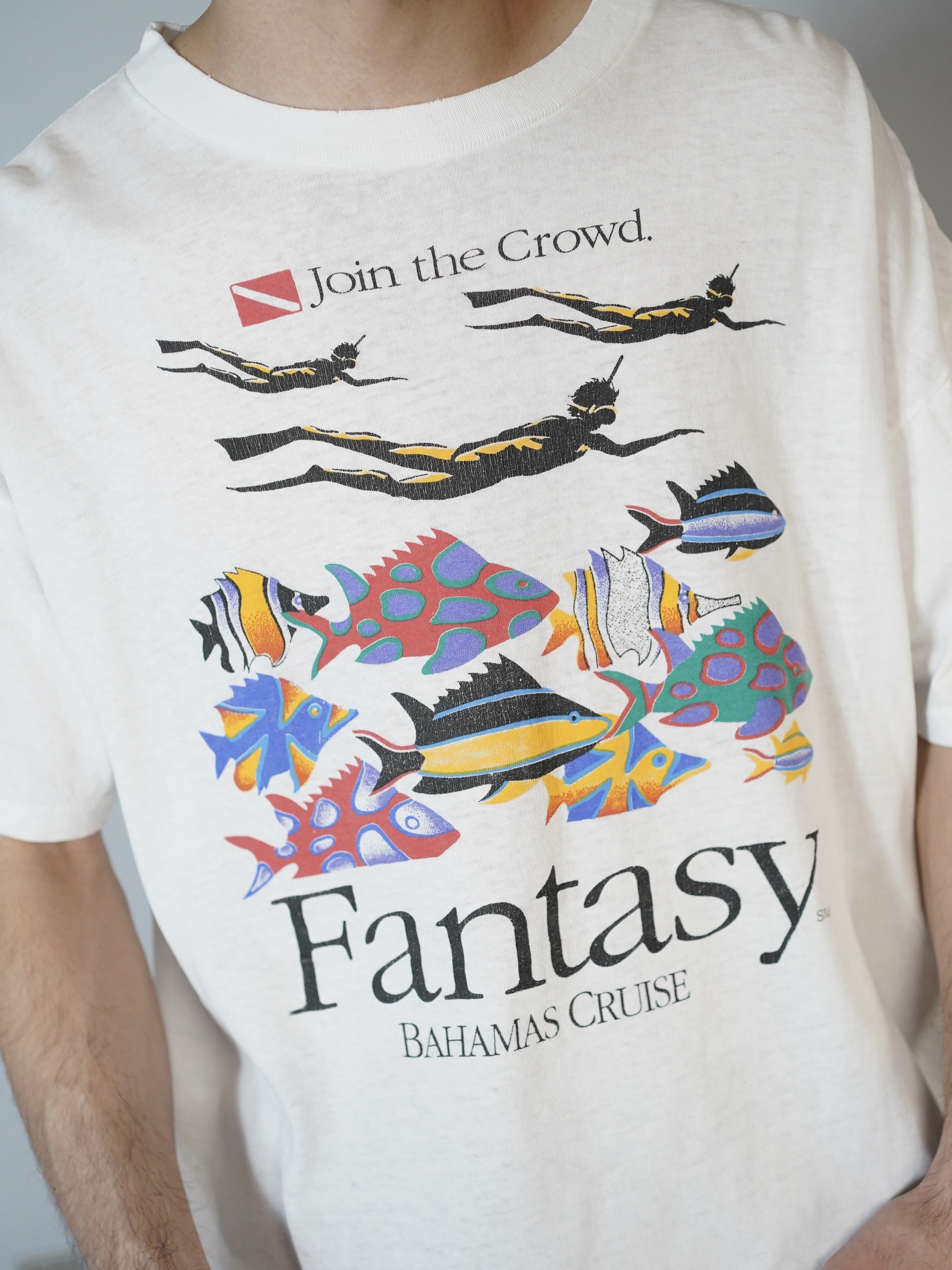 1980's- BAHAMAS CRUISE Print T-shirt
