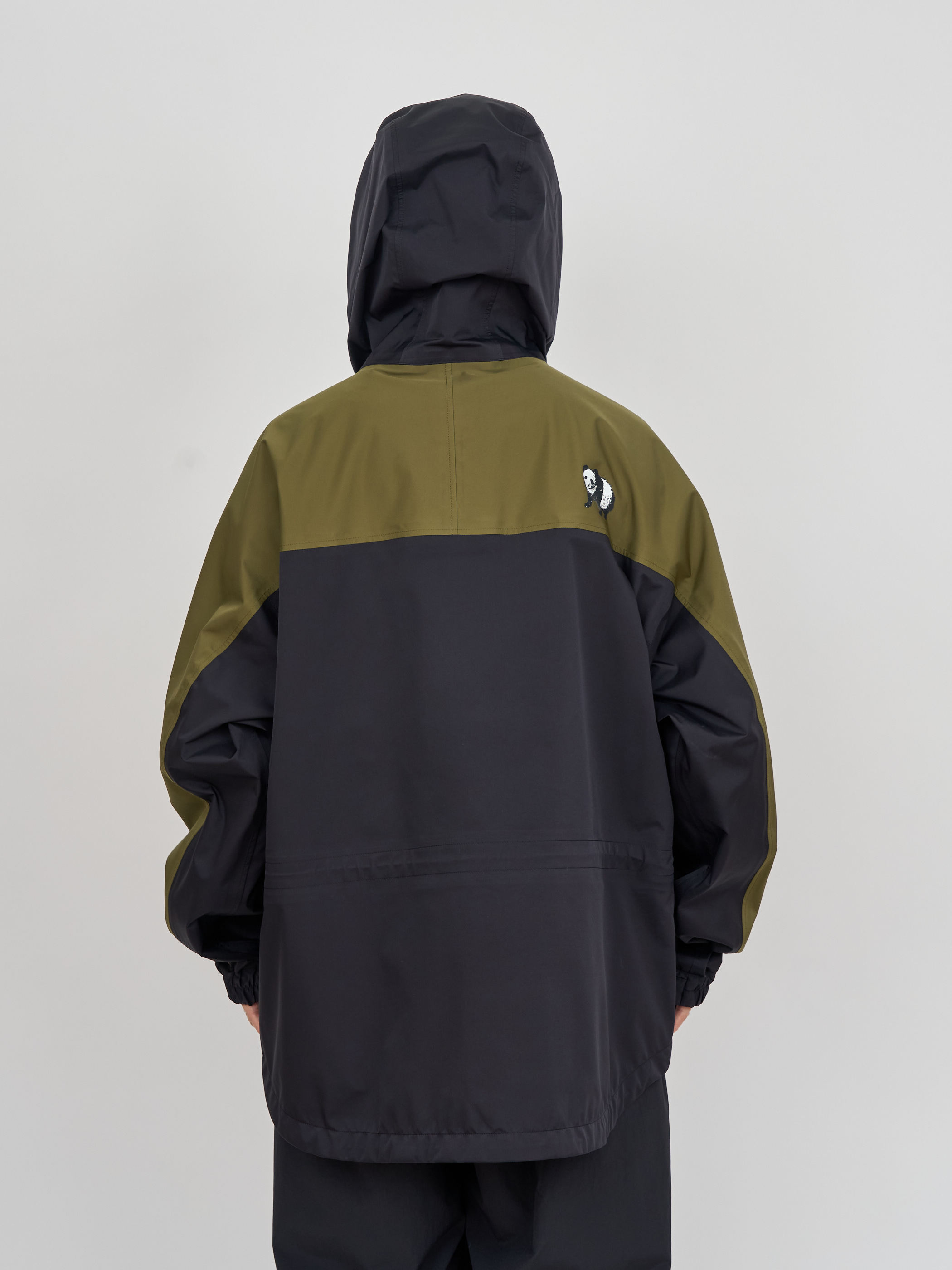 【受注商品】two-tone mountain parka・BLACK×KHAKI 【受注商品】two-tone mountain parka・BLACK×KHAKI