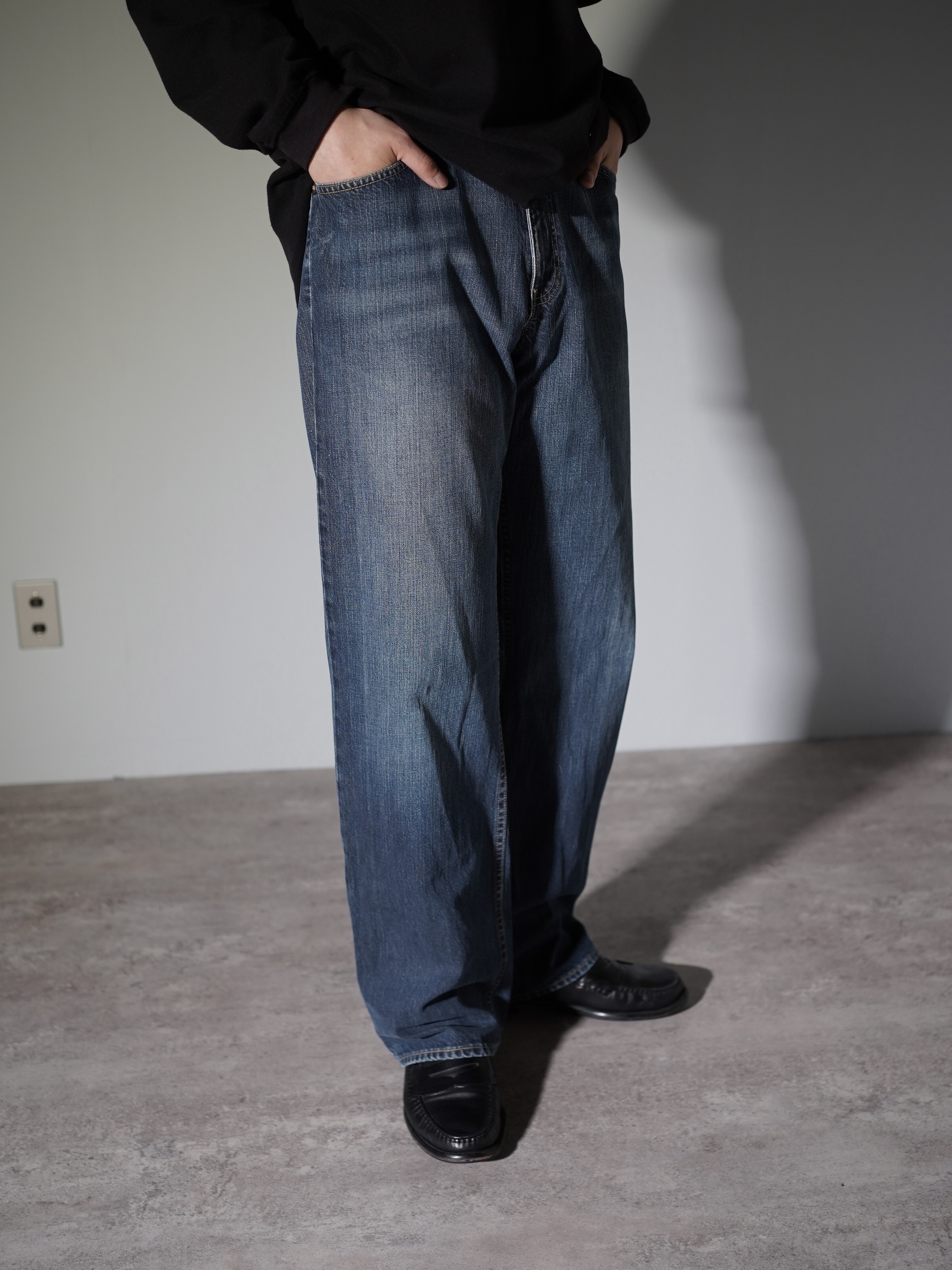 1990-00's GAP Loose fit Denim pants / Made in Mexico of US fabric